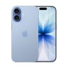 Icono del smartphone iPhone 17 en color azul. Icono del smartphone iPhone 17 en color azul.
